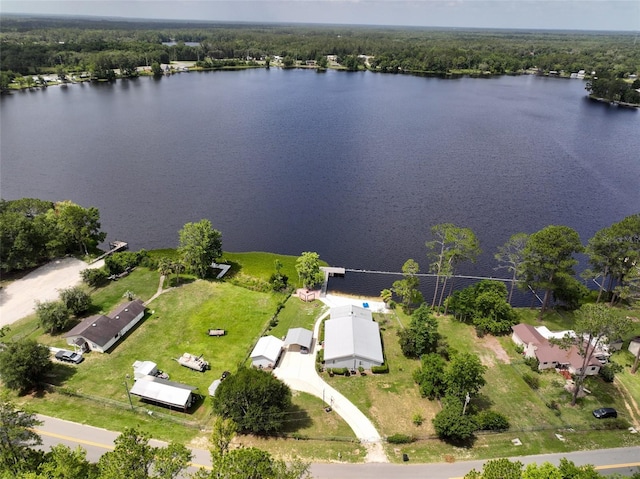 131 Ida Blvd, Interlachen, FL 32148 - aerial view of a nearby body of water and a forest