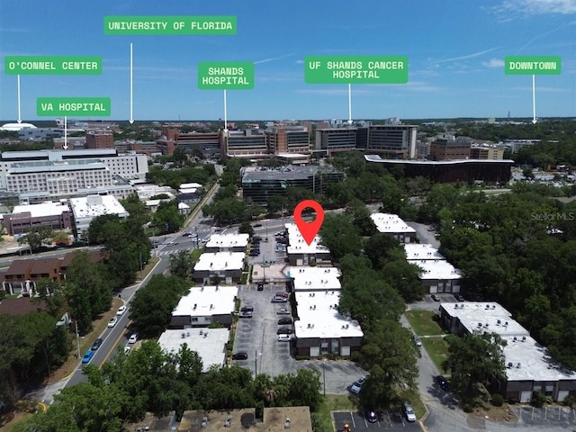 1700 SW 16th Ct Unit E30, Gainesville, FL 32608 - aerial view of property's location with nearby urban area