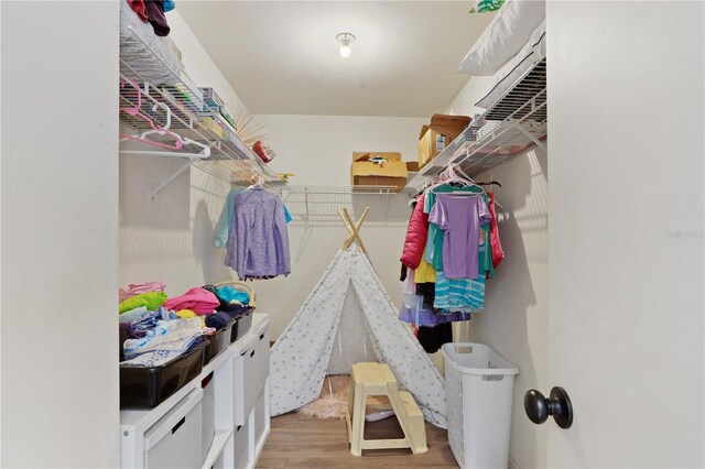 3958 NW 27th Ln, Gainesville, FL 32606 - spacious closet featuring wood finished floors