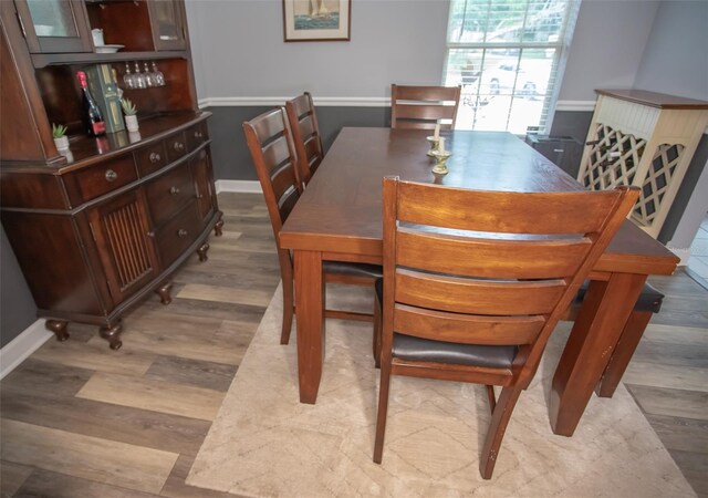 2361 Sandy Run Dr N, Middleburg, FL 32068 - dining area with wood finished floors