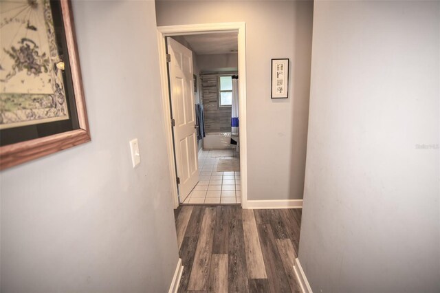 2361 Sandy Run Dr N, Middleburg, FL 32068 - hall with wood finished floors and baseboards
