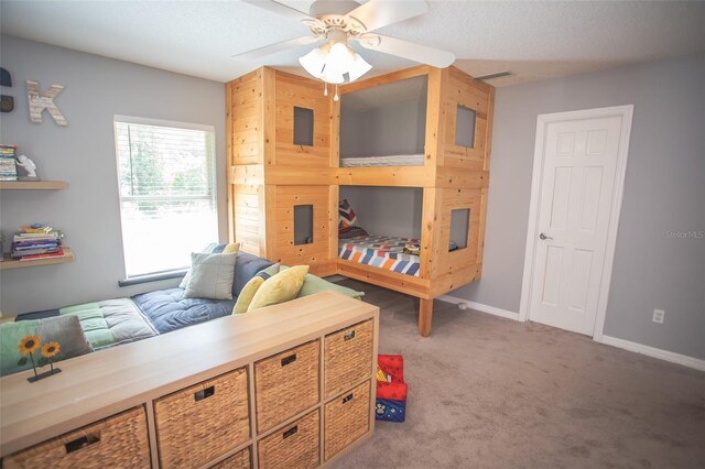 2361 Sandy Run Dr N, Middleburg, FL 32068 - living area with a ceiling fan and light colored carpet