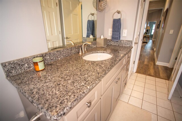 2361 Sandy Run Dr N, Middleburg, FL 32068 - bathroom with vanity and tile patterned flooring
