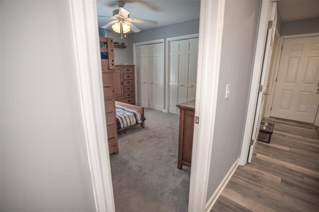 2361 Sandy Run Dr N, Middleburg, FL 32068 - hall featuring baseboards and wood finished floors