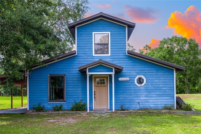 14727 SW 92nd St, Lake Butler, FL 32054 - view of front of property featuring a front lawn