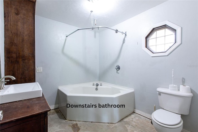 14727 SW 92nd St, Lake Butler, FL 32054 - full bathroom with vanity and toilet