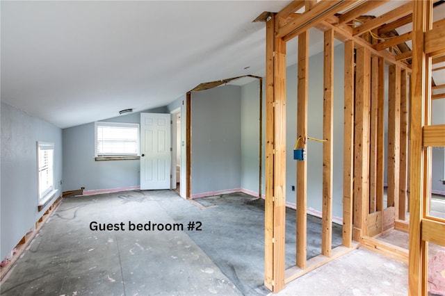 14727 SW 92nd St, Lake Butler, FL 32054 - misc room featuring vaulted ceiling
