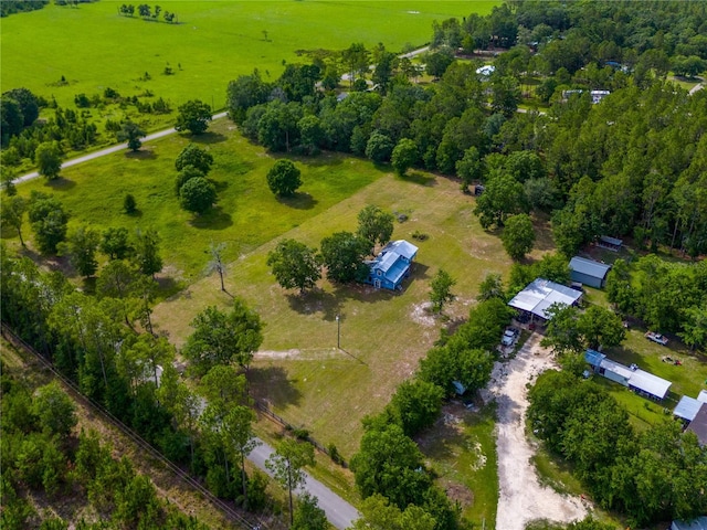 14727 SW 92nd St, Lake Butler, FL 32054 - aerial view of property and surrounding area with rural landscape