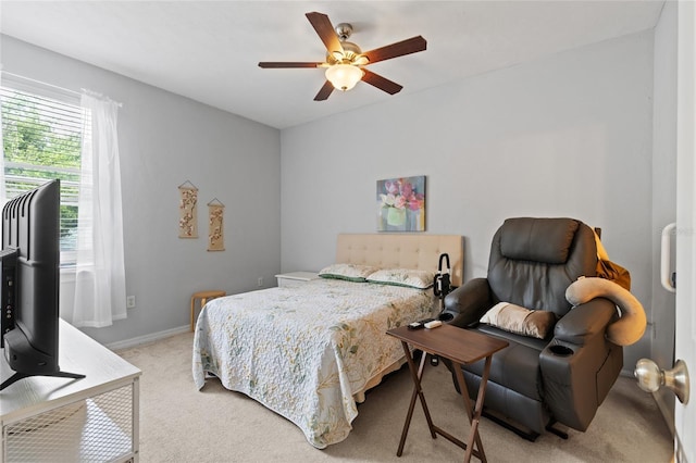 13200 W Newberry Rd Unit T110, Newberry, FL 32669 - bedroom with light colored carpet and ceiling fan