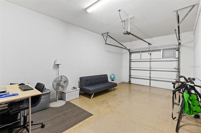 13200 W Newberry Rd Unit T110, Newberry, FL 32669 - garage with an office area and a garage door opener