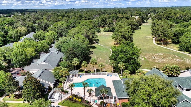 13200 W Newberry Rd Unit T110, Newberry, FL 32669 - bird's eye view of a pool and a forest