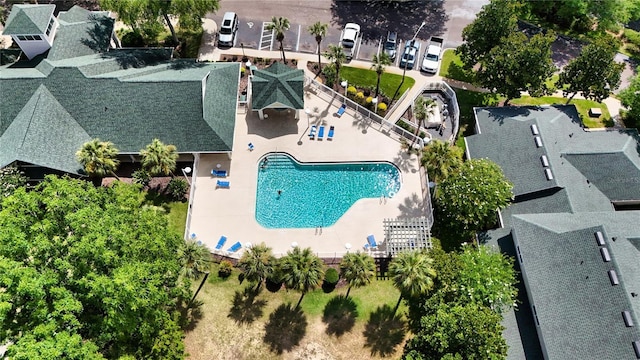 13200 W Newberry Rd Unit T110, Newberry, FL 32669 - drone / aerial view of a pool area