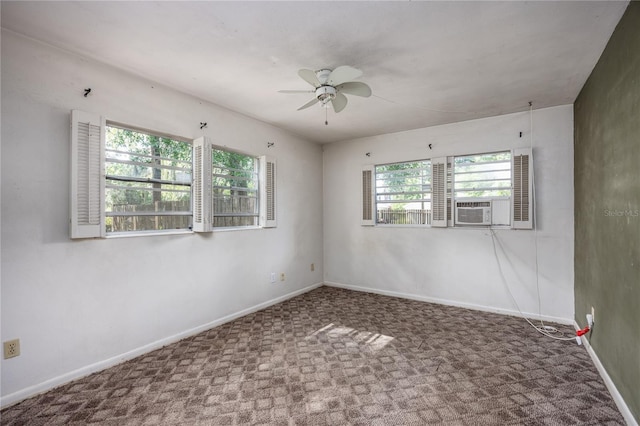 2147 NW 7th Pl, Gainesville, FL 32603 - carpeted spare room with plenty of natural light, a ceiling fan, and cooling unit
