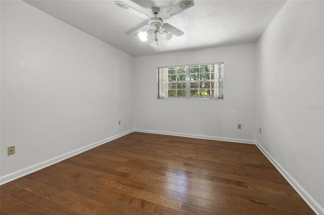 2809 SW 81st St, Gainesville, FL 32608 - unfurnished room featuring hardwood / wood-style floors and a ceiling fan