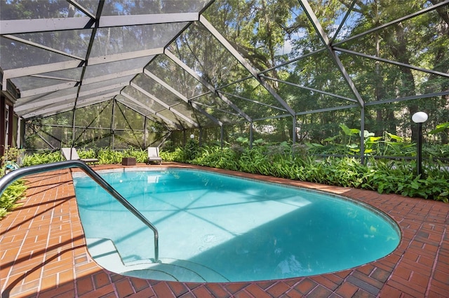 2809 SW 81st St, Gainesville, FL 32608 - outdoor pool featuring a patio and a lanai