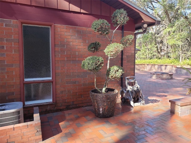 2809 SW 81st St, Gainesville, FL 32608 - view of patio with a fire pit