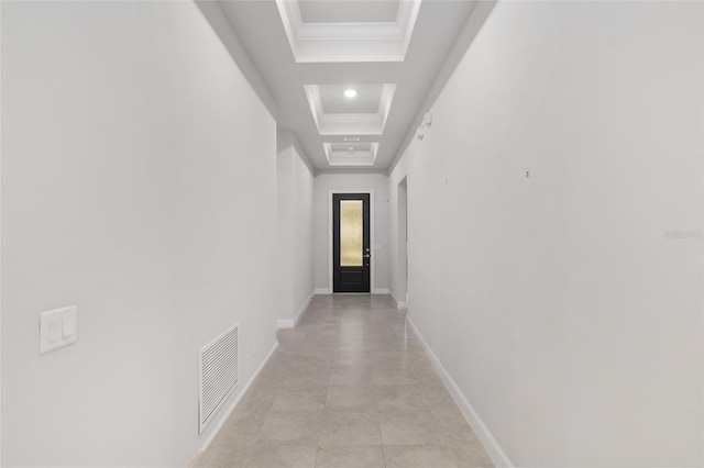 11890 SW 33rd Ln, Gainesville, FL 32608 - hall with baseboards and ornamental molding