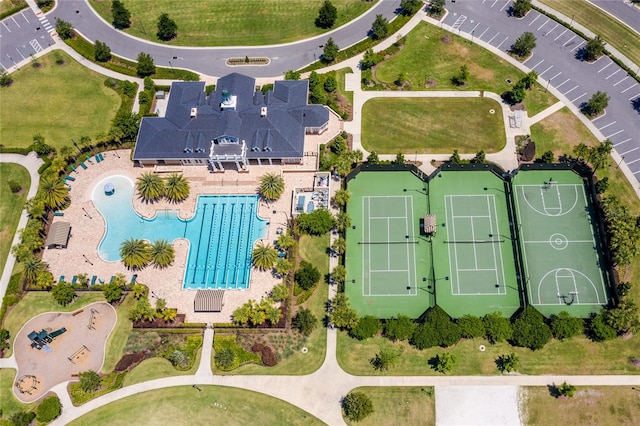 11890 SW 33rd Ln, Gainesville, FL 32608 - bird's eye view of a pool