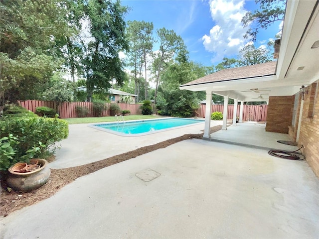 2268 NW 17th Ave, Gainesville, FL 32605 - view of pool with a patio area and a fenced backyard