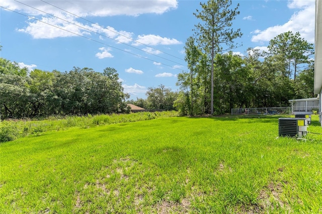 9011 N Travis Dr, Citrus Springs, FL 34434 - view of yard