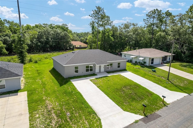 9011 N Travis Dr, Citrus Springs, FL 34434 - view from above of property