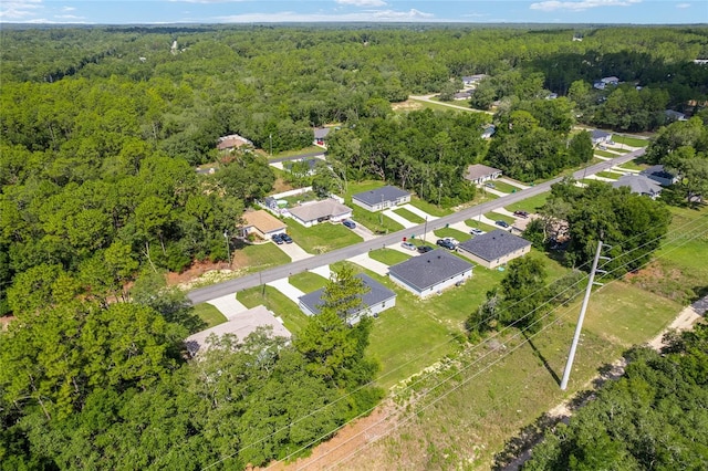 9011 N Travis Dr, Citrus Springs, FL 34434 - drone / aerial view of a forest