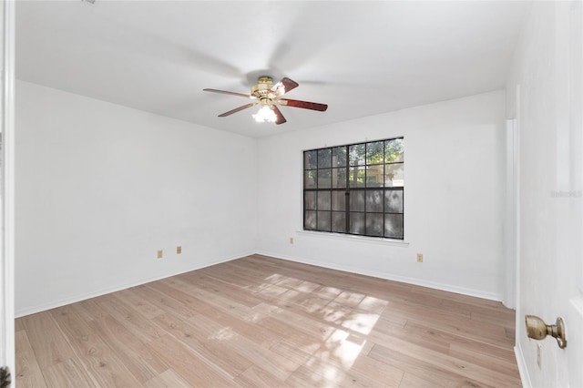 2963 SW 40th Ave, Gainesville, FL 32608 - empty room with a ceiling fan and light wood finished floors