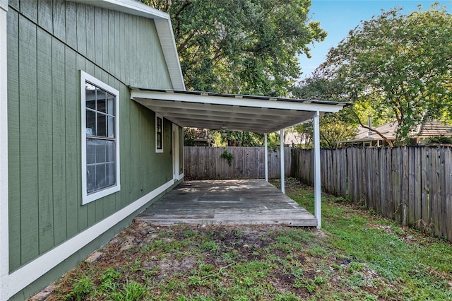 2963 SW 40th Ave, Gainesville, FL 32608 - fenced backyard featuring a deck