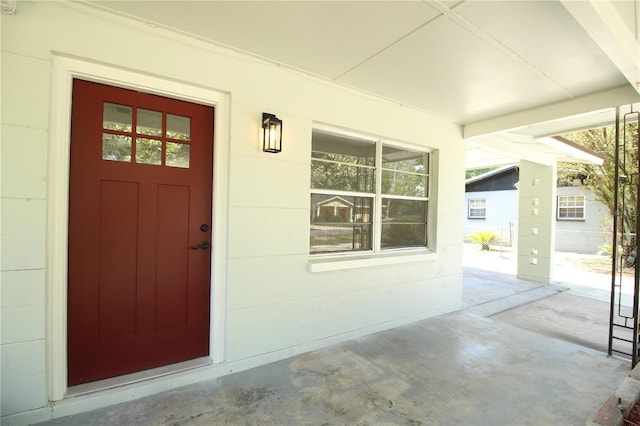 706 NE 24th St, Gainesville, FL 32641 - doorway to property featuring covered porch