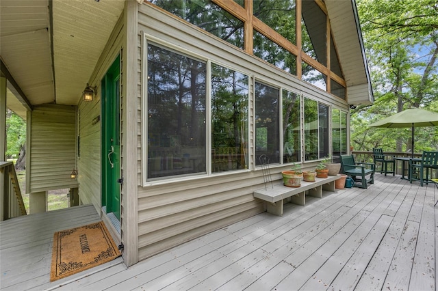 174 SW Meridian Ct, Fort White, FL 32038 - deck featuring outdoor dining space