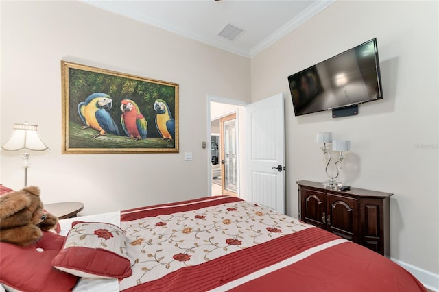 552 NW 136th St, Newberry, FL 32669 - bedroom with ornamental molding