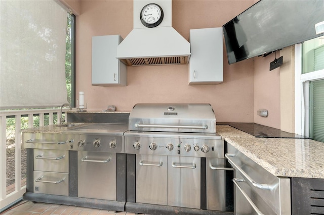 552 NW 136th St, Newberry, FL 32669 - view of patio / terrace with an outdoor kitchen