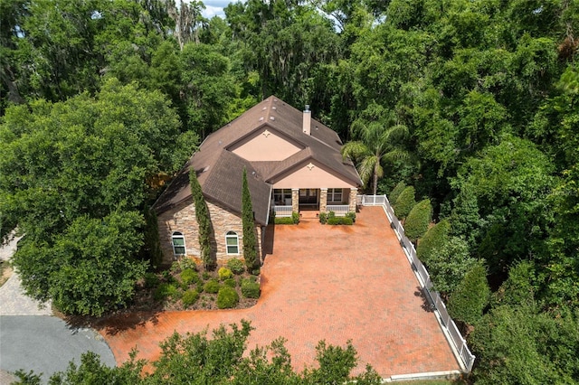 552 NW 136th St, Newberry, FL 32669 - aerial view of property and surrounding area