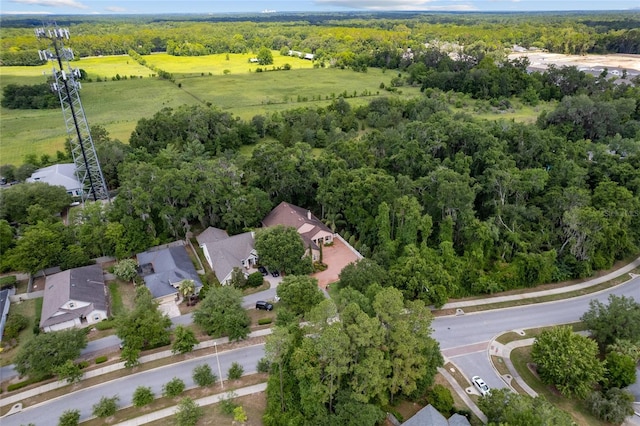 552 NW 136th St, Newberry, FL 32669 - aerial view of a heavily wooded area