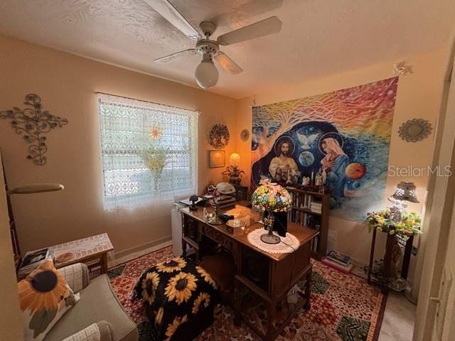 8411 N Pine Needle Ter, Crystal River, FL 34428 - office featuring ceiling fan