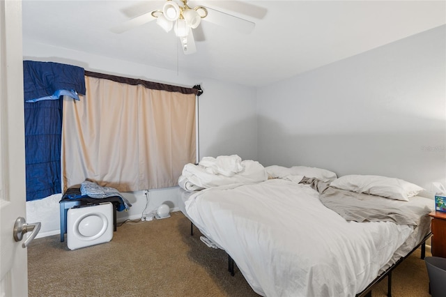 2635 SW 35th Pl Unit 304, Gainesville, FL 32608 - carpeted bedroom featuring ceiling fan