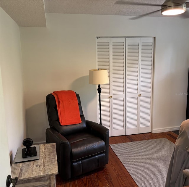 1536 S Central Ave, Flagler Beach, FL 32136 - sitting room featuring wood finished floors and baseboards