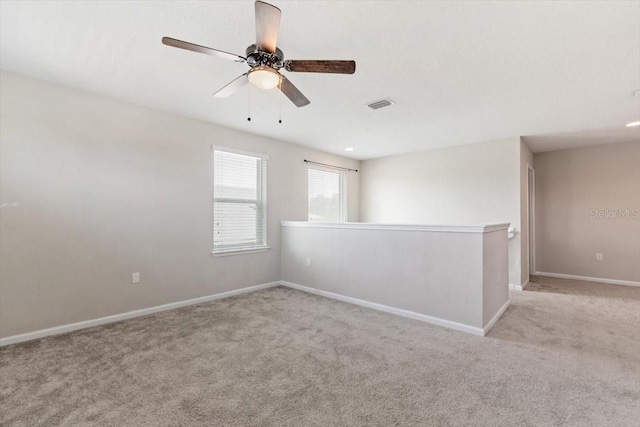 1011 Wetland Ridge Cir, Middleburg, FL 32068 - carpeted empty room featuring ceiling fan and baseboards
