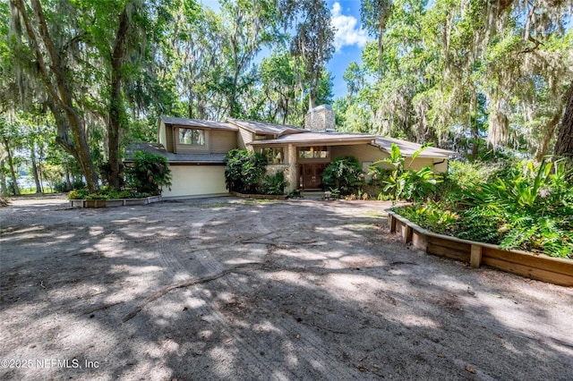 110 Cypress St, Hawthorne, FL 32640 - mid-century inspired home with a chimney