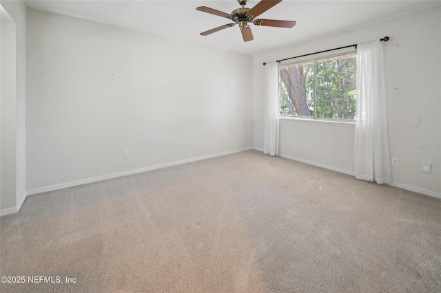 110 Cypress St, Hawthorne, FL 32640 - carpeted spare room featuring ceiling fan and baseboards