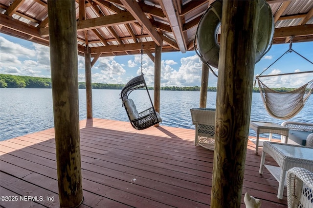 110 Cypress St, Hawthorne, FL 32640 - dock area with a water view