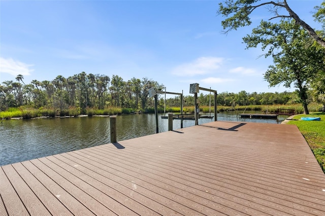 900 NW Snug Harbor Rd, Crystal River, FL 34428 - dock area with a water view