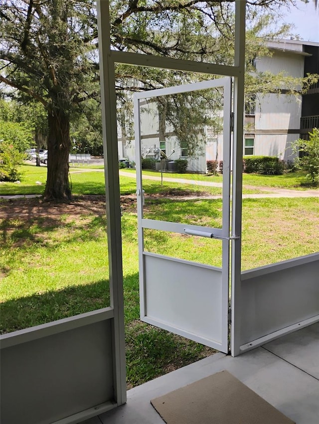 6519 W Newberry Rd Unit 404, Gainesville, FL 32605 - view of unfurnished sunroom