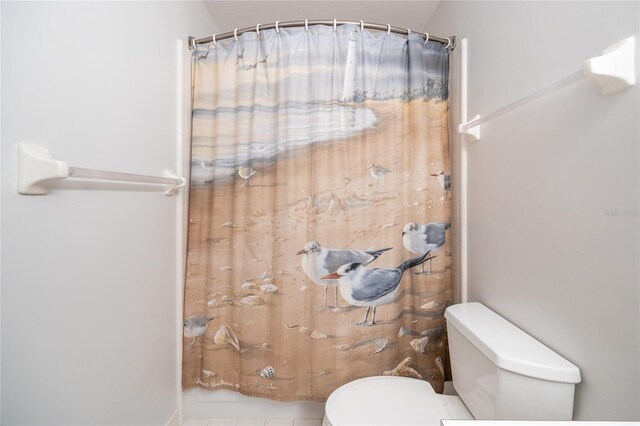 2013 SW 76th Ter, Gainesville, FL 32607 - full bath with a shower with shower curtain and tile patterned floors