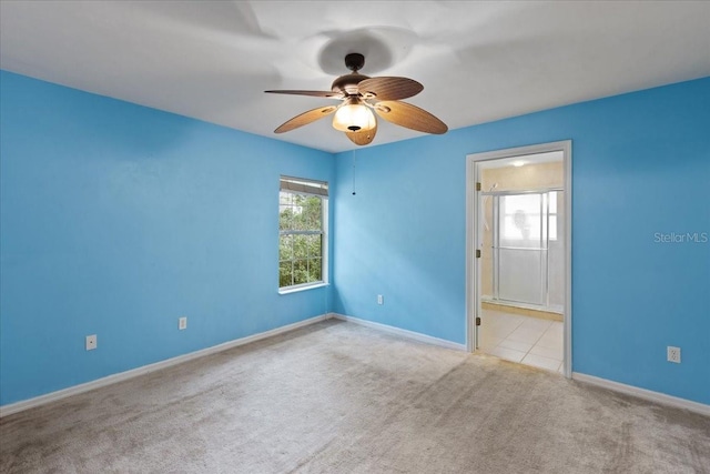 350 Hardee St, Bronson, FL 32621 - carpeted spare room with a ceiling fan and baseboards