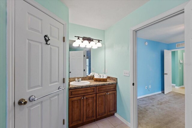 350 Hardee St, Bronson, FL 32621 - bathroom with vanity and baseboards