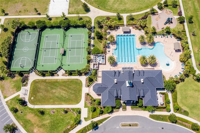 2556 SW 118th Ter, Gainesville, FL 32608 - aerial view of a pool area