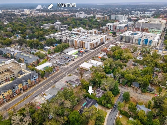 1318 NW 7th Rd, Gainesville, FL 32603 - aerial view of property and surrounding area featuring nearby urban area