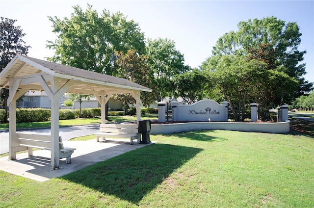 3705 SW 27th St Unit 223, Gainesville, FL 32608 - view of grassy yard featuring a gazebo