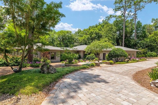 6501 NW 16th Pl, Gainesville, FL 32605 - view of front facade with curved driveway